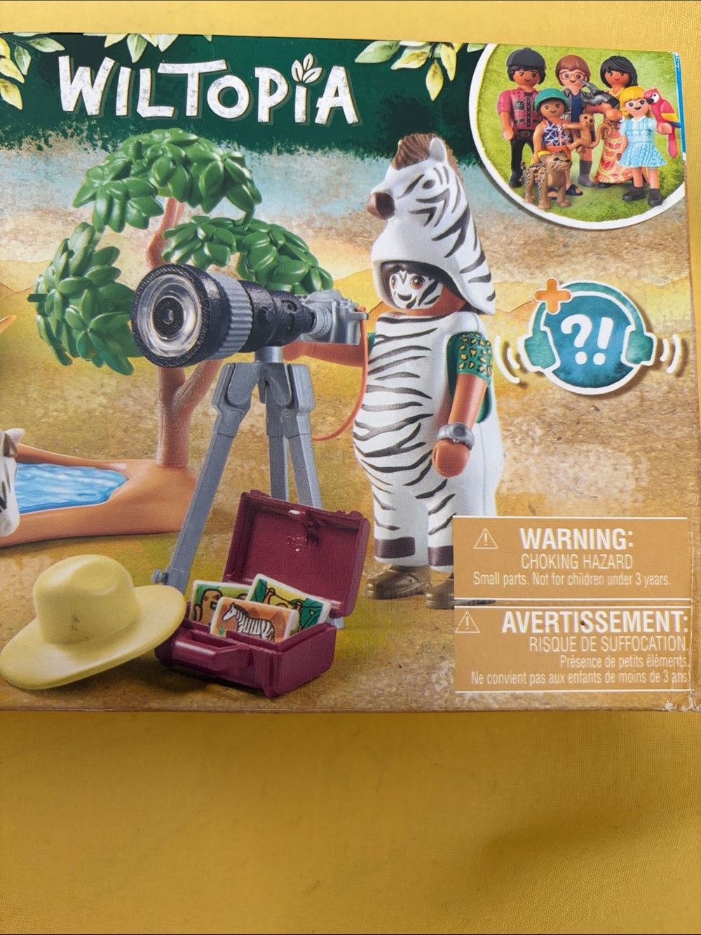 Playmobil Wiltopia Zebra Safari Explorer Figure Playset - 71295